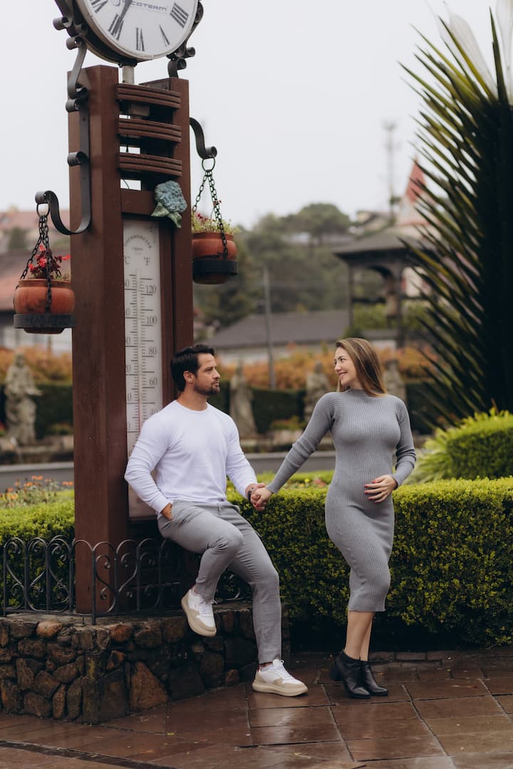 Casal em Lago Negro Gramado